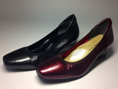 婦人靴　レディースシューズ　パンプス・ウェッジソール　yuriko matsumoto