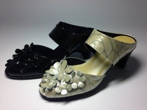 婦人靴　レディースシューズ　パンプス　パンチングシューズ　yuriko matsumoto